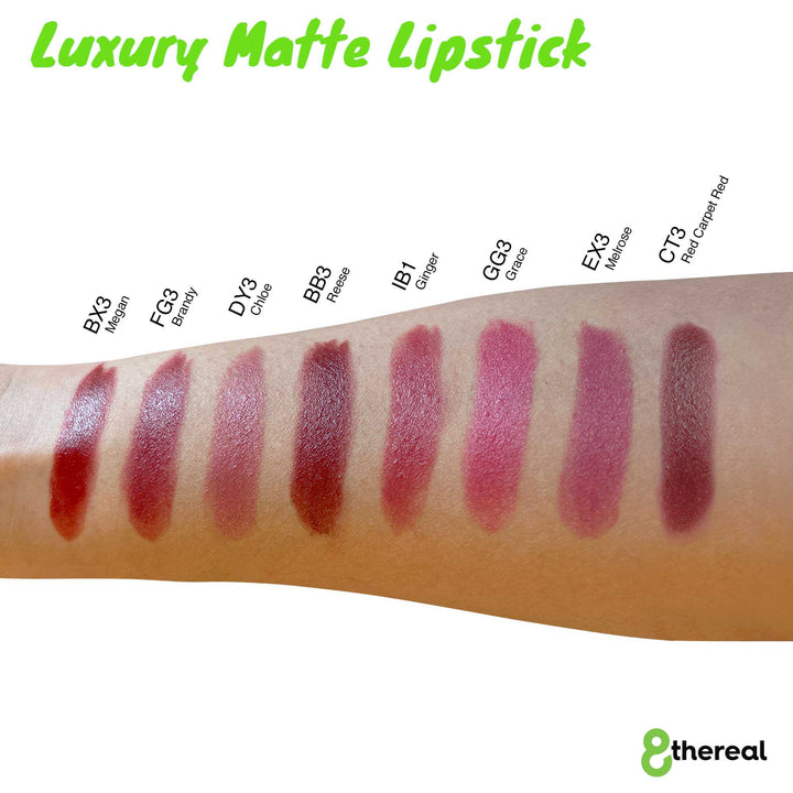 Luxury Matte Lipstick LIP MAKEUP Matte Lipstick 24 8thereal